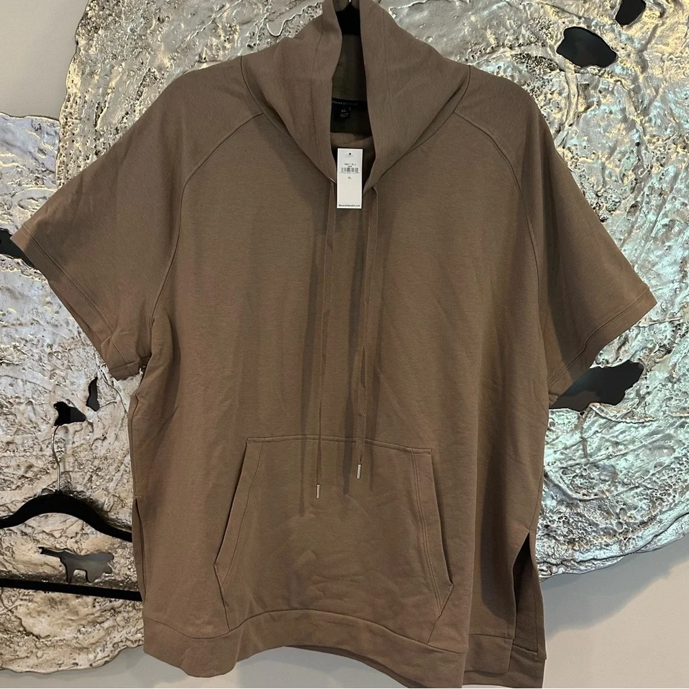 New Women’s Banana Republic Moc neck  Drawstring & Dolman Sleeve Pullover XL - Picture 2 of 6